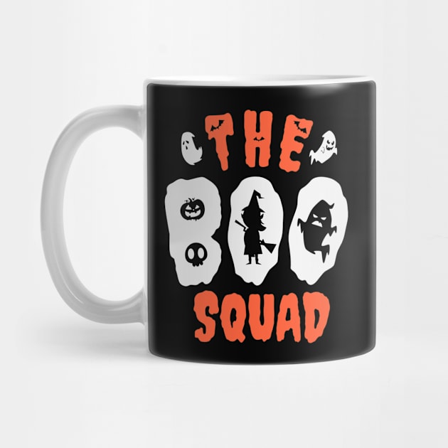 Halloween Boo Squad T-shirt by JabsCreative